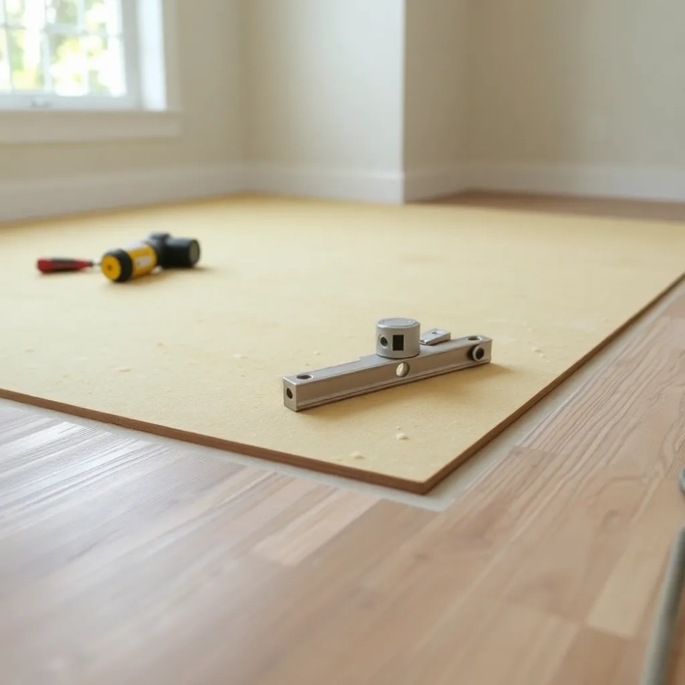 Jak wyrównać podłogę pod panele bez wylewki