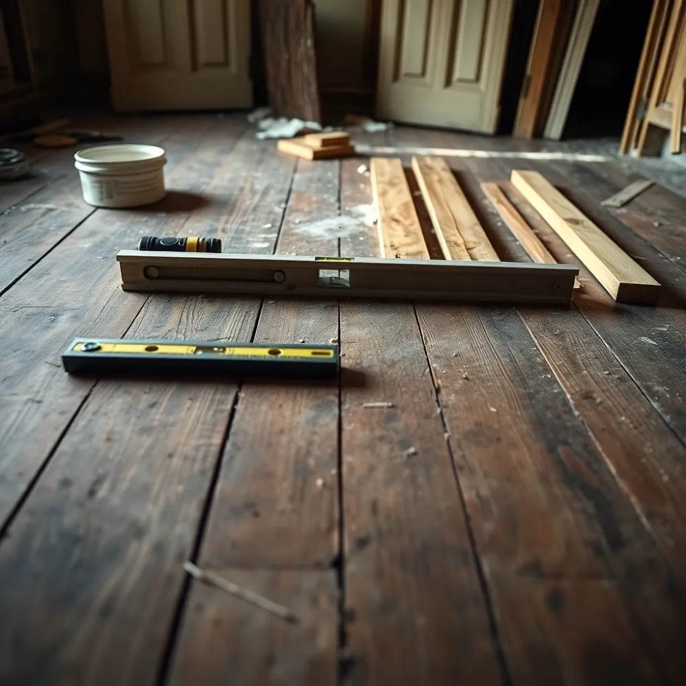 Jak wyrównać podłogę w starym domu