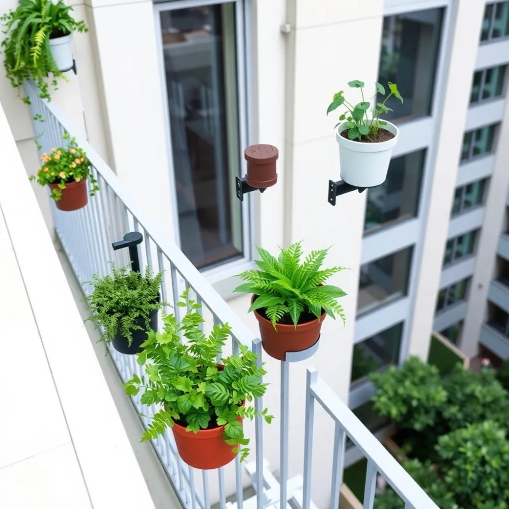 Jak zamontować doniczki na balustradzie
