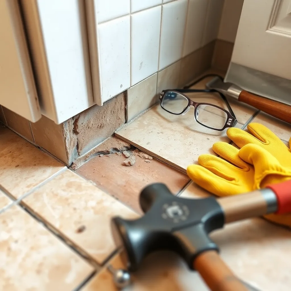 Jak zdjąć płytki z podłogi