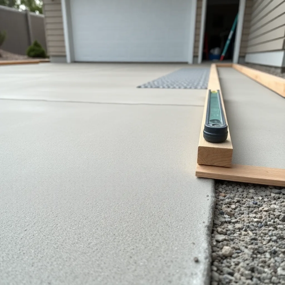 Jak zrobić podjazd do garażu z betonu