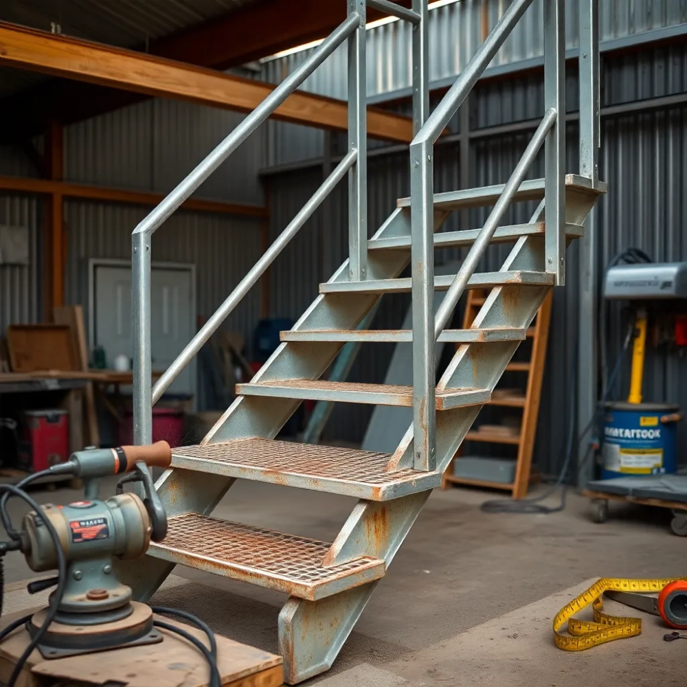 Jak zrobić schody metalowe zewnętrzne