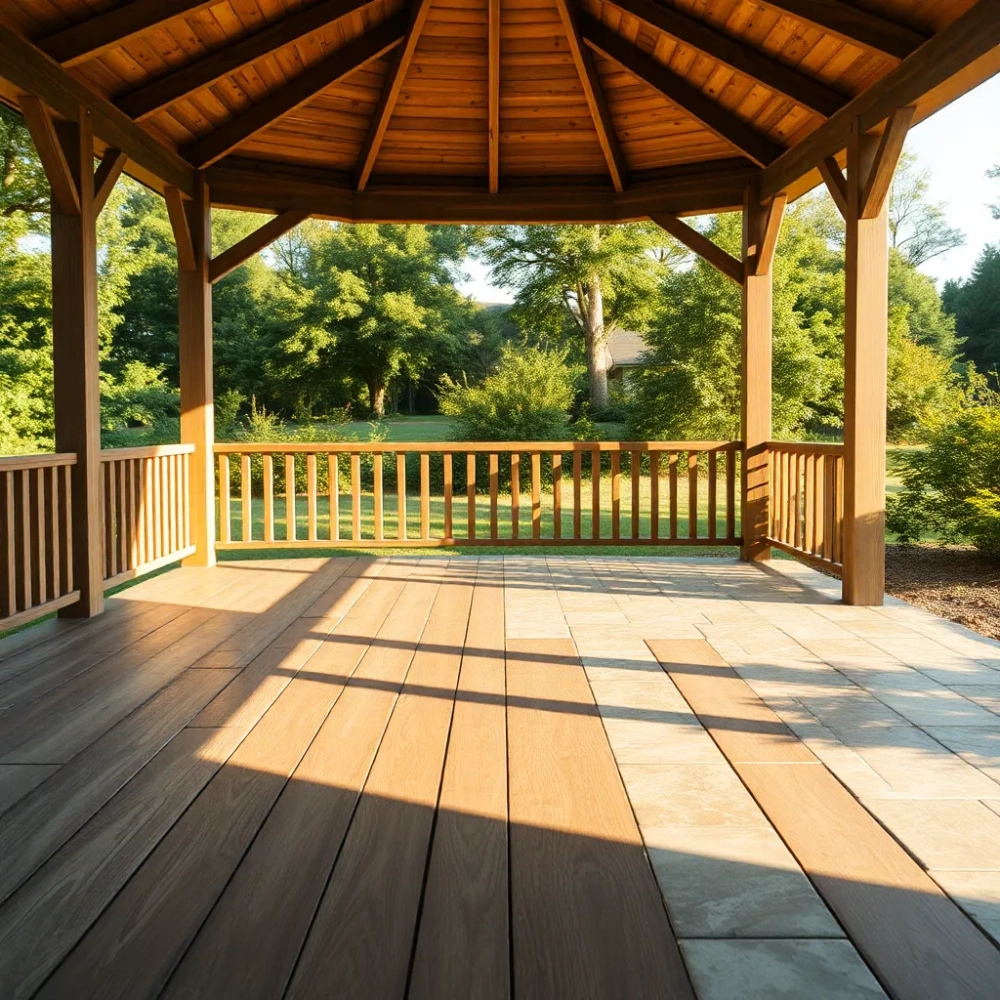 Jaka podłoga do altany ogrodowej