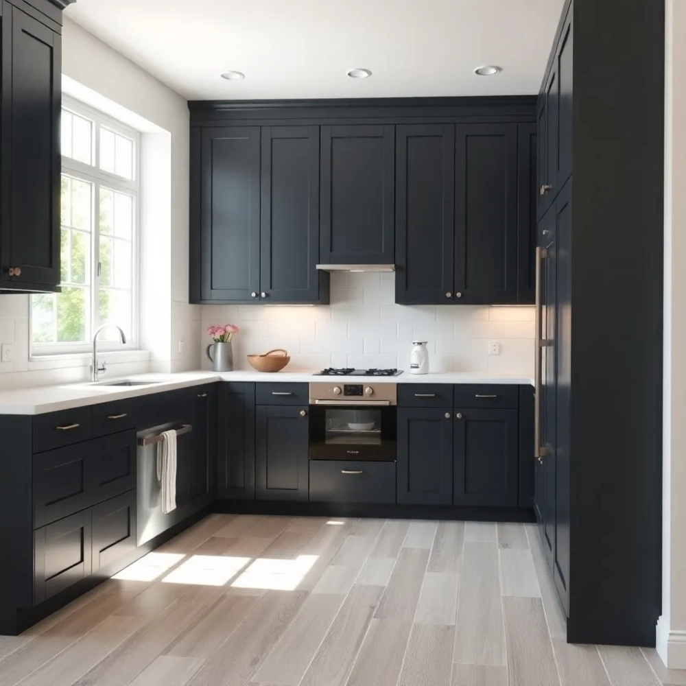 Jaka podłoga do ciemnych mebli kuchennych