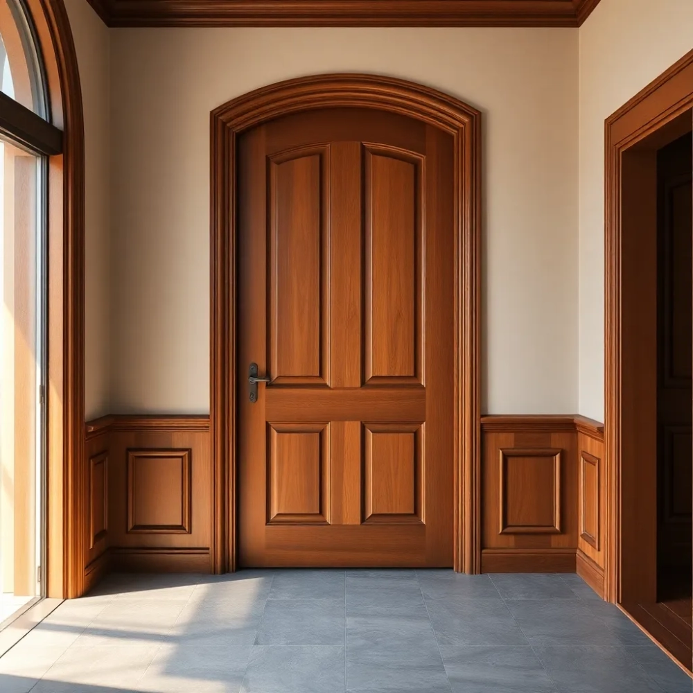 Jaka podłoga do drewnianych drzwi