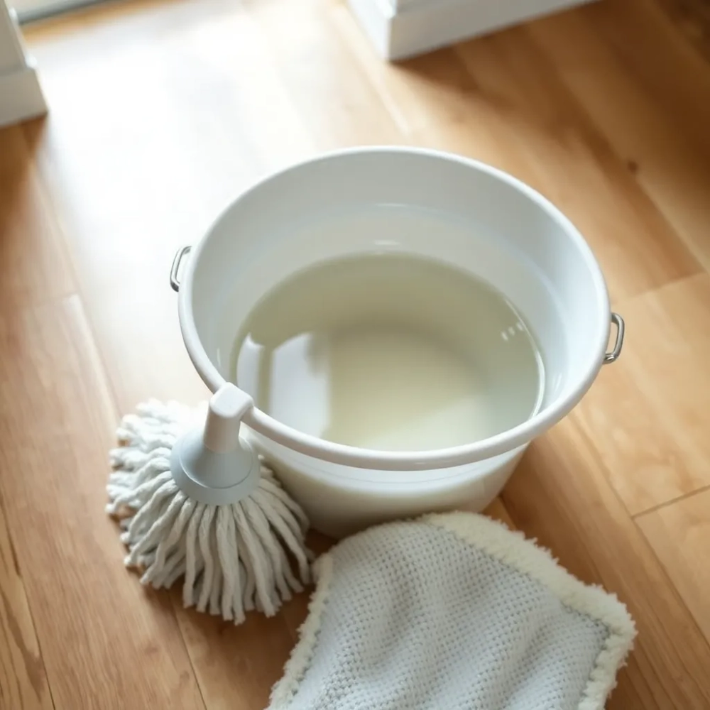 Jaką wodą myć podłogę