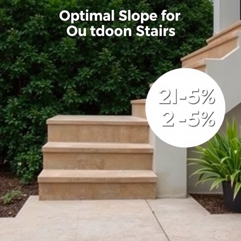 Jaki spadek na schodach zewnętrznych