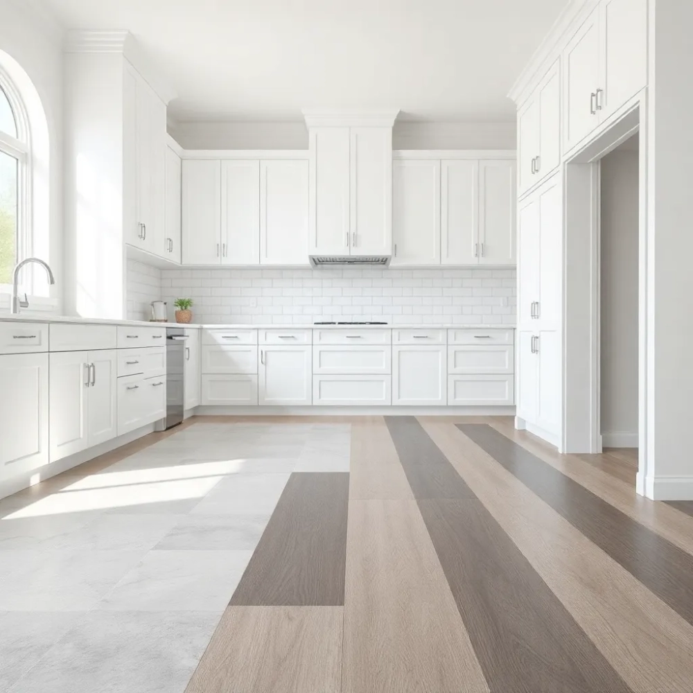 Jakie płytki na podłogę do białej kuchni