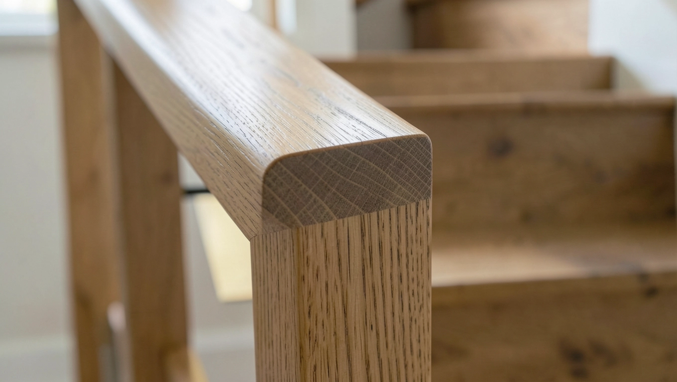 Jesionowa poręcz na schody