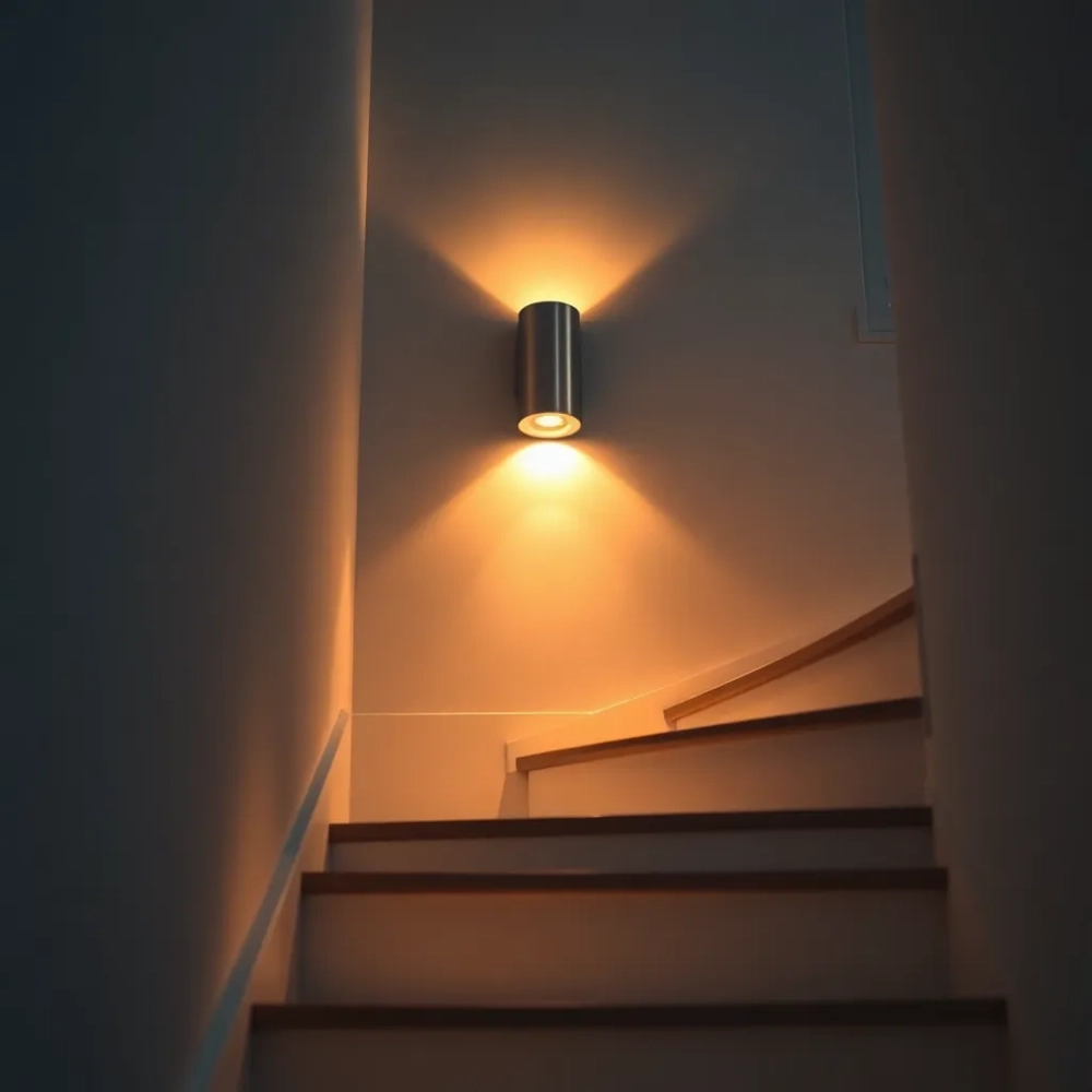 KINKIET na schody z czujnikiem ruchu