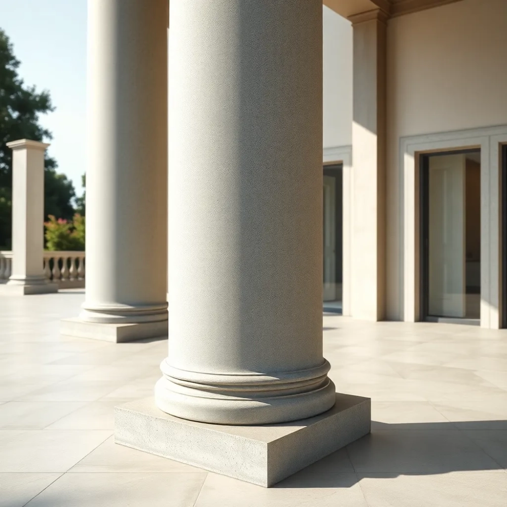 Kolumny betonowe na taras