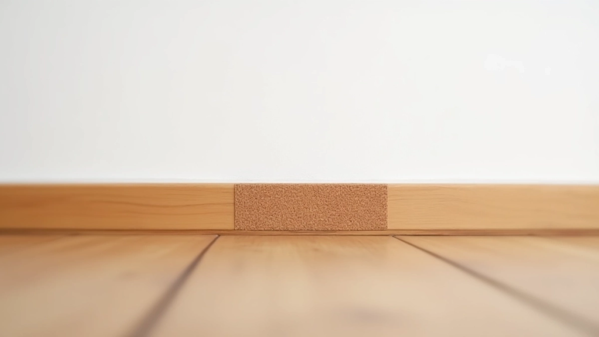 Korek zamiast listwy przypodłogowej