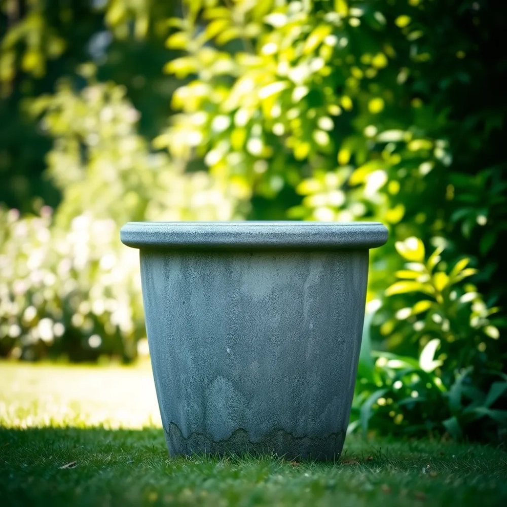 Kosz betonowy do ogrodu