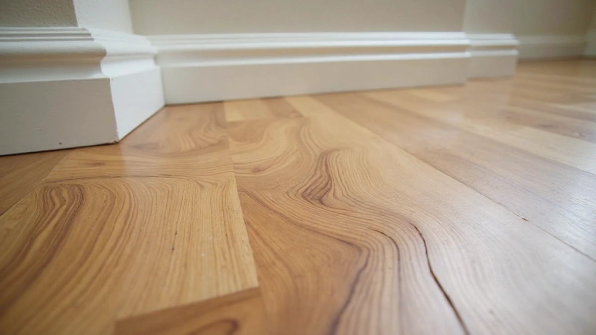 Krzywa podłoga a listwy przypodłogowe