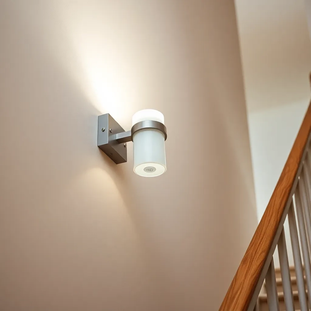 Lampa na klatkę schodową z czujnikiem ruchu