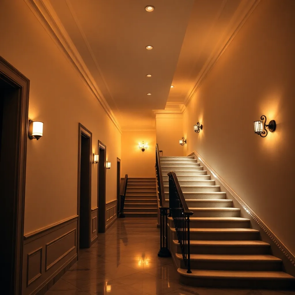 Lampy na korytarz i klatkę schodową