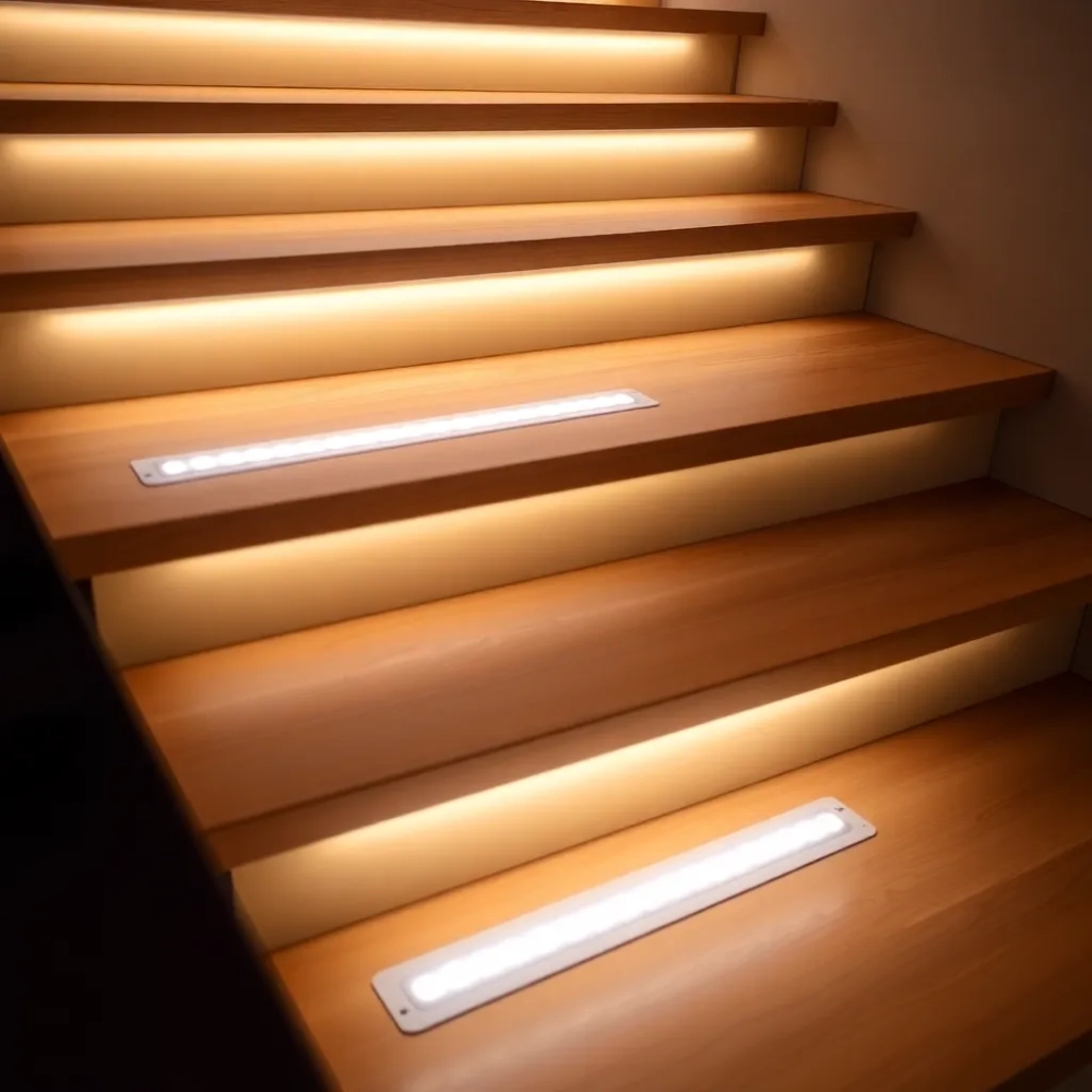 Ledy na schody z czujnikiem ruchu