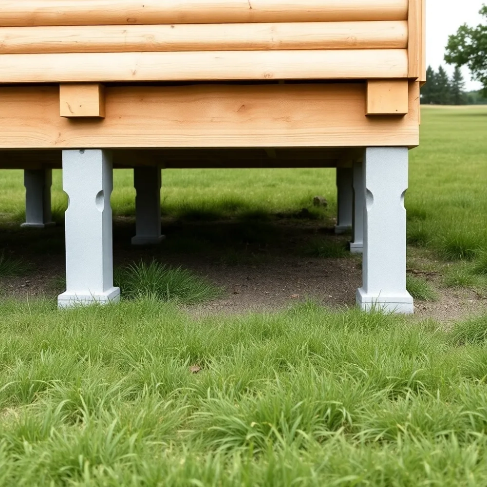 Lekki fundament pod dom drewniany