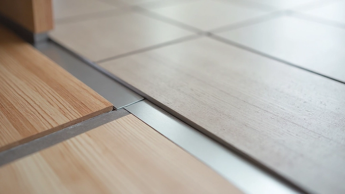 listwy łączące podłogę z płytkami