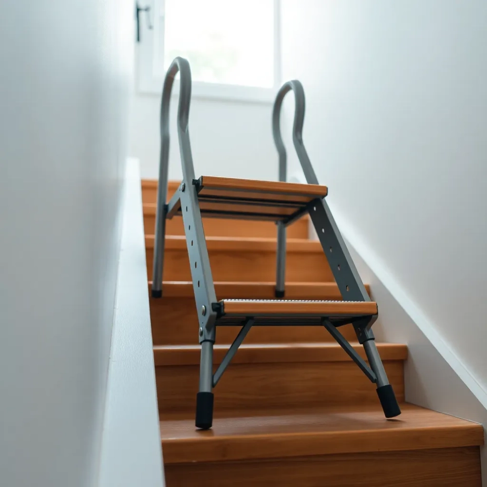 Mała drabina na schody