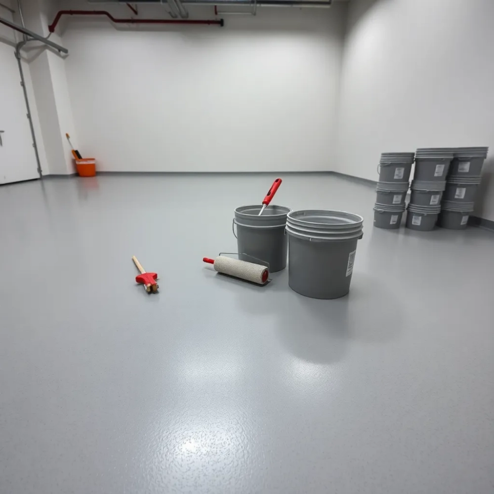 Malowanie posadzki farbą epoksydową cena robocizny