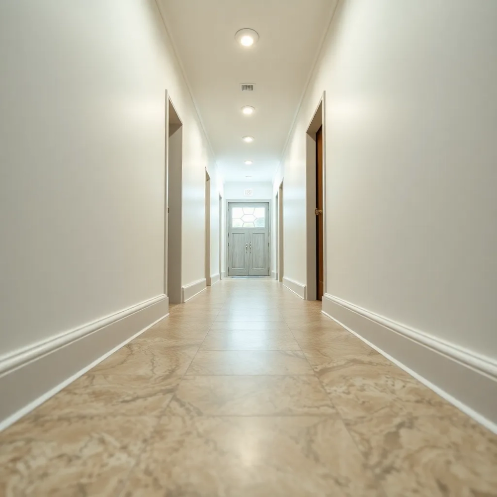 Mały przedpokój podłoga