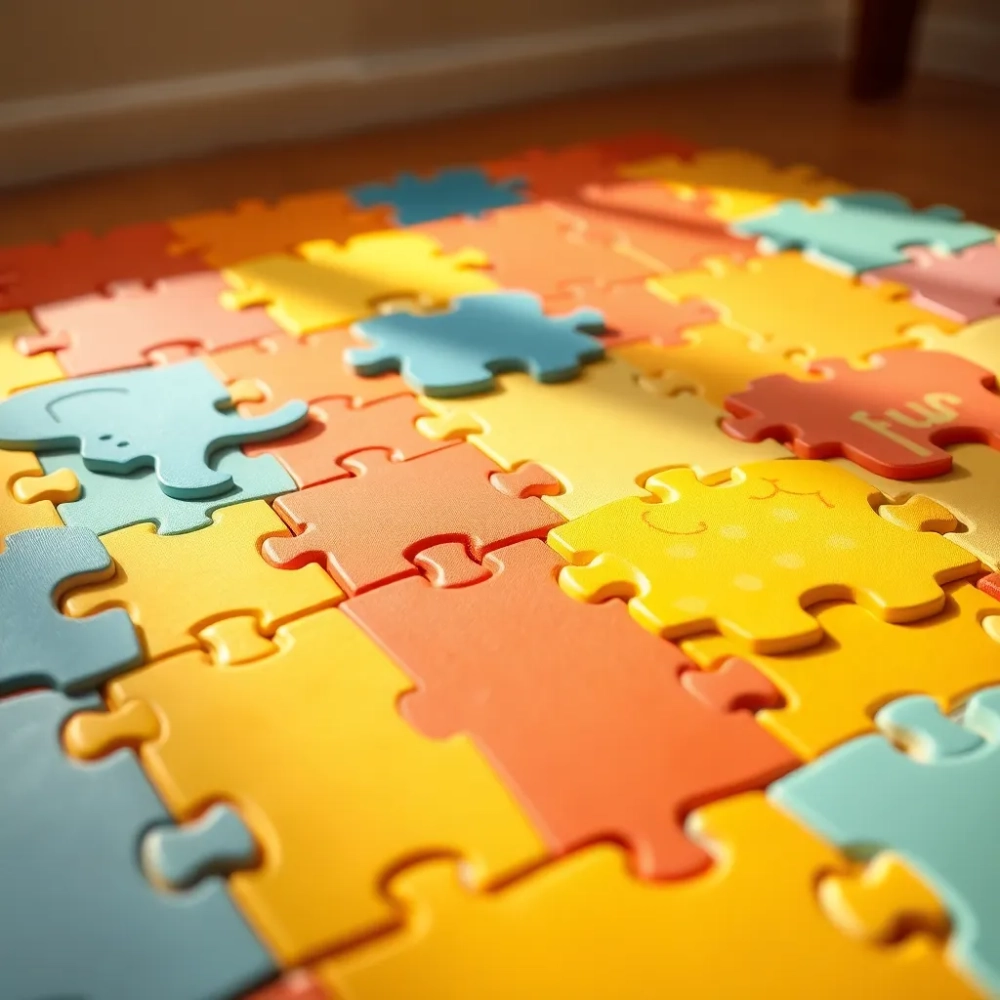 Mata piankowa na podłogę dla dziecka