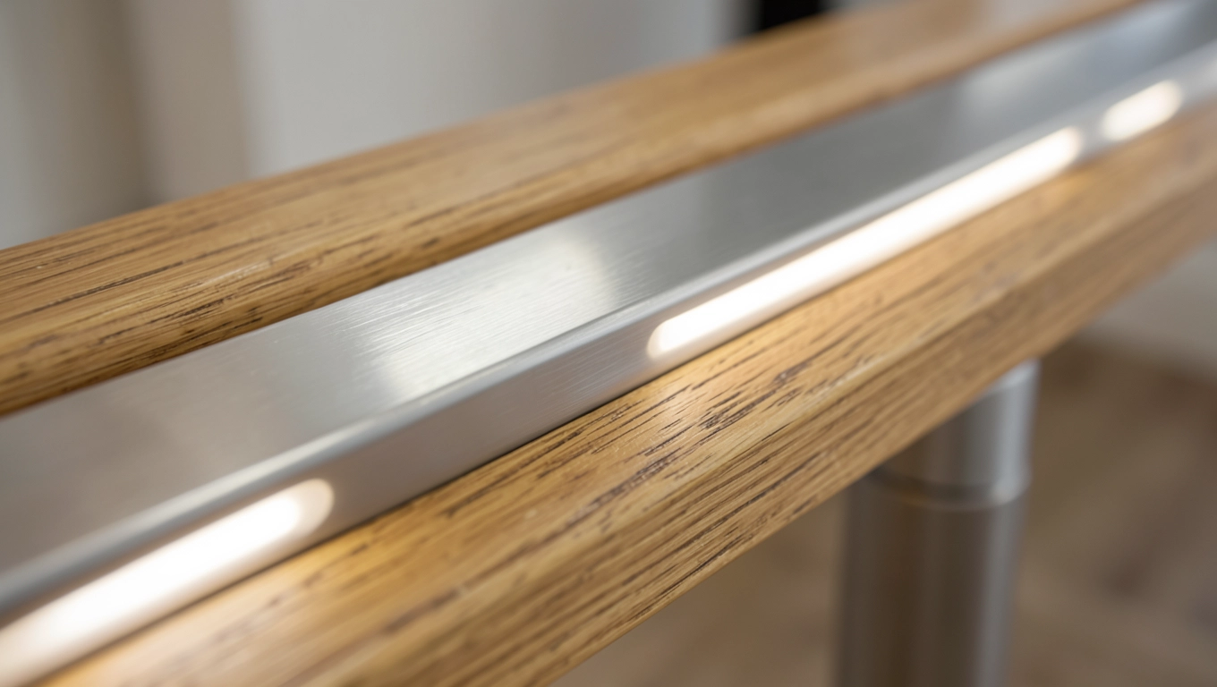 Materiały w poręczach podświetlanych