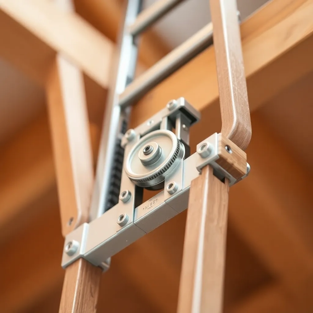 Mechanizm do schodów strychowych