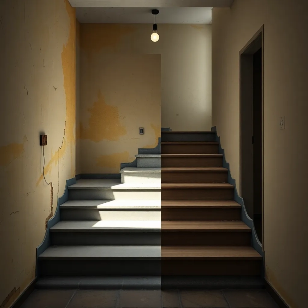 Metamorfoza klatki schodowej w bloku