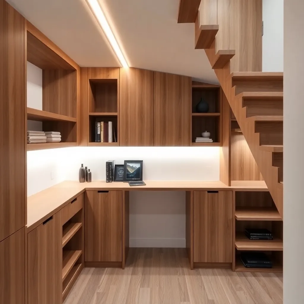 Miejsce pod schodami w przedpokoju