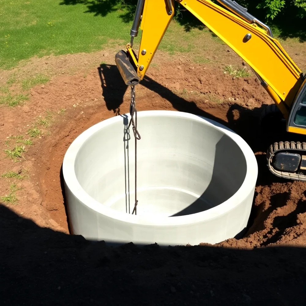 Montaż piwniczki betonowej