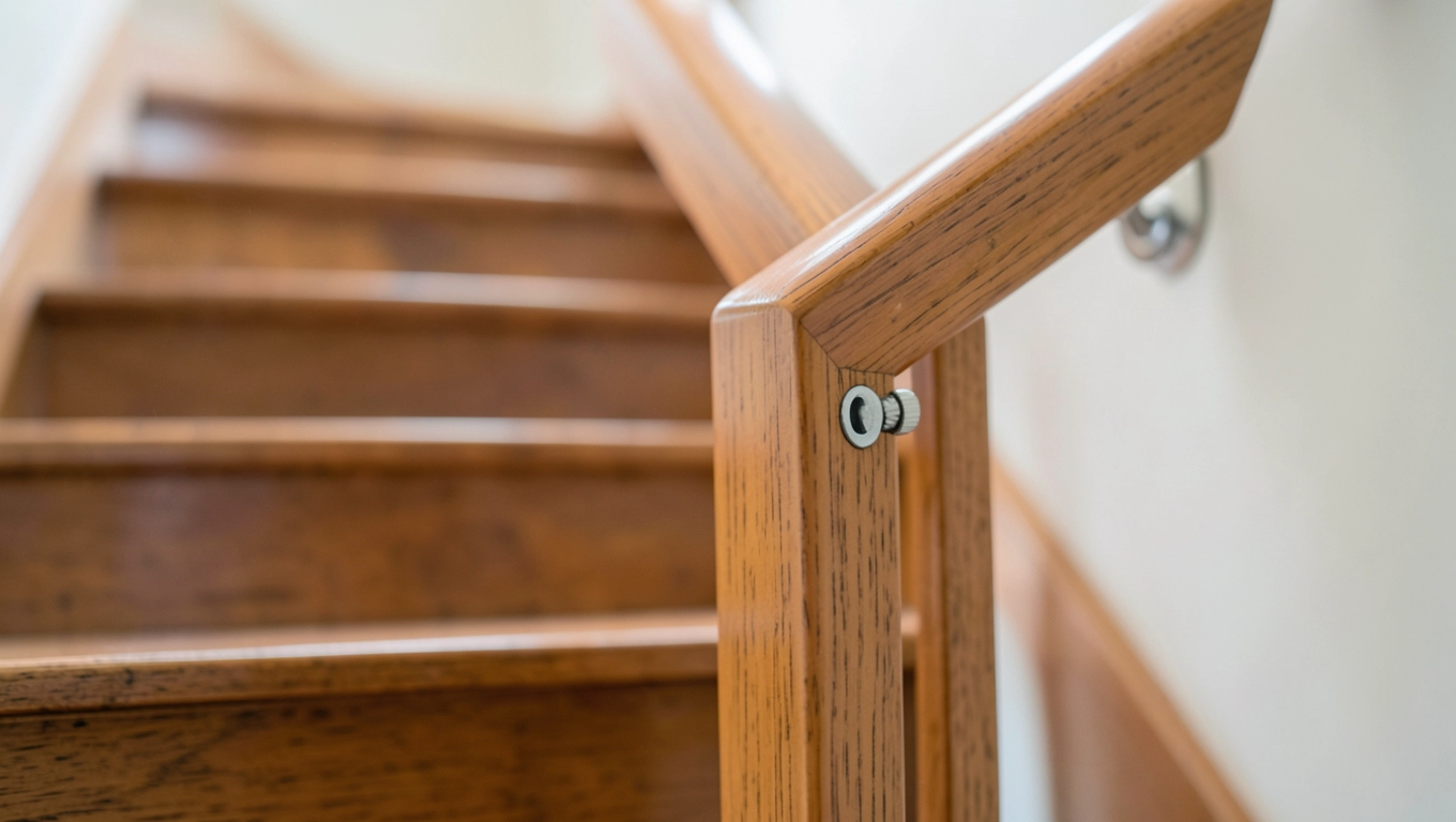 Montaż poręczy na schodach drewnianych - optymalna wysokość