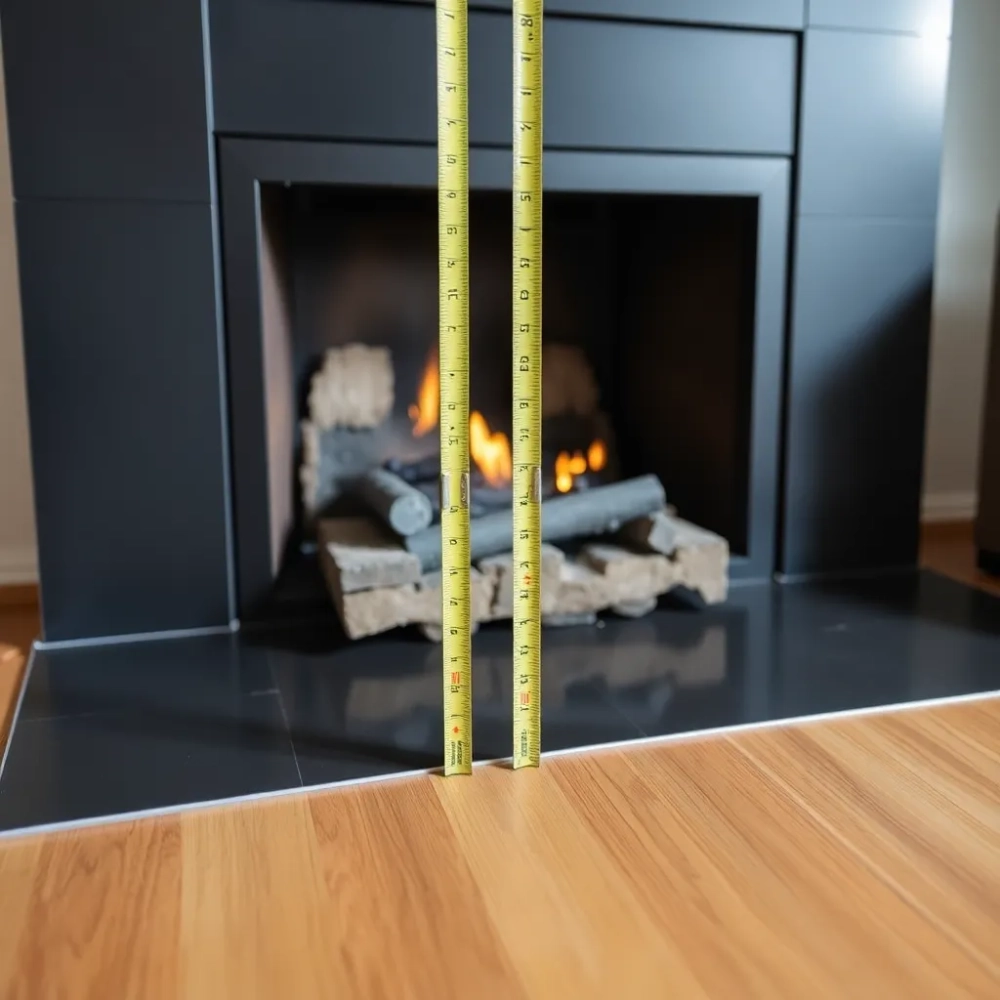 Na jakiej wysokości kominek od podłogi