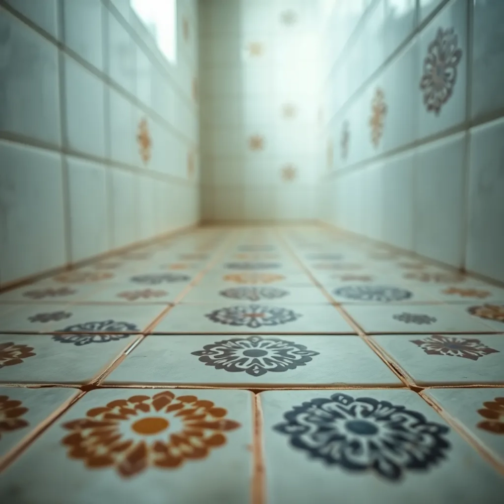 Naklejki na kafelki do łazienki na podłogę