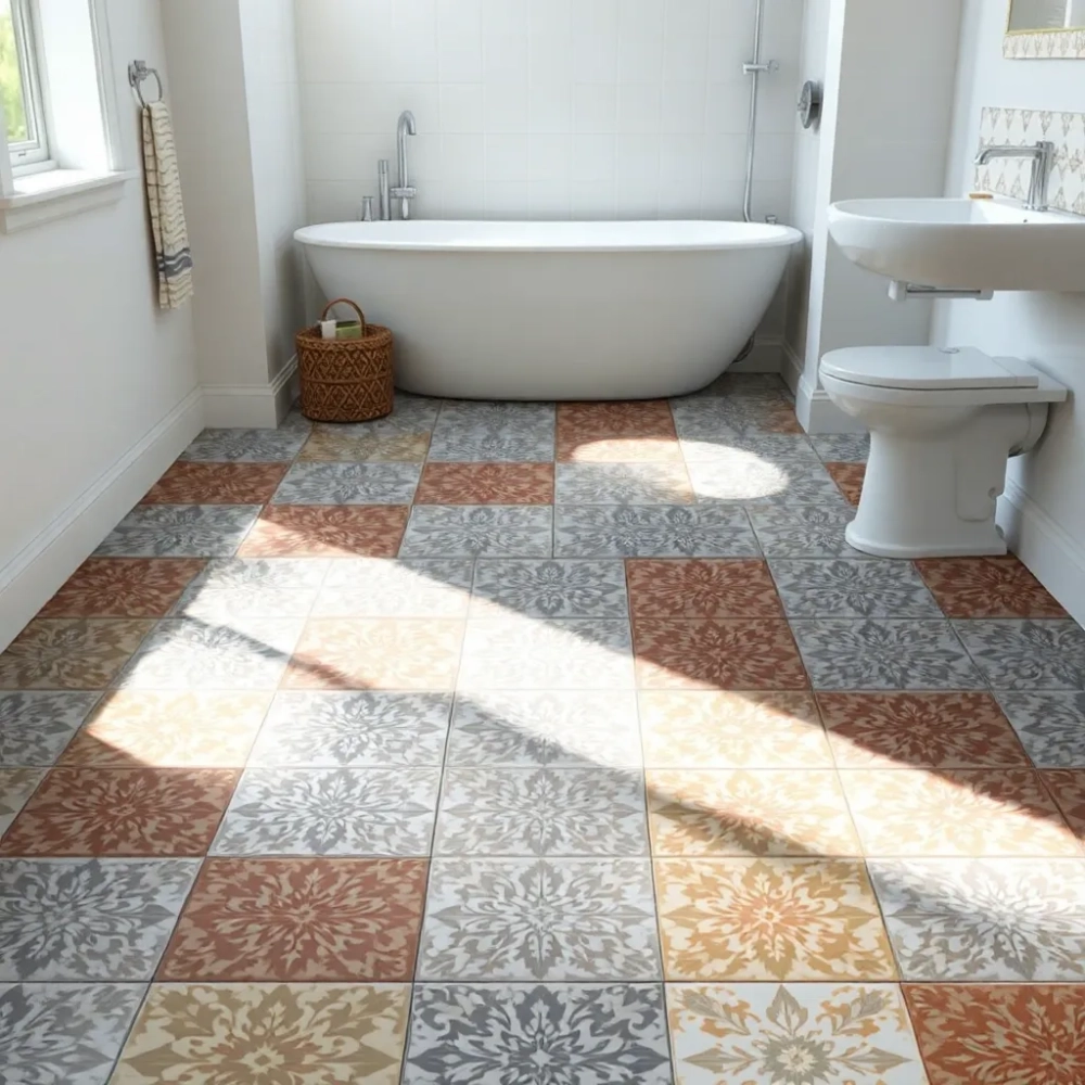 Naklejki na płytki podłogowe 40x40