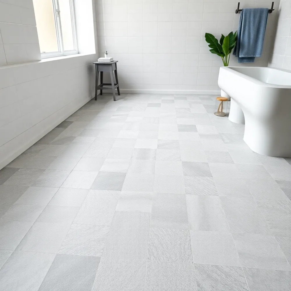 Naklejki na podłogę do łazienki