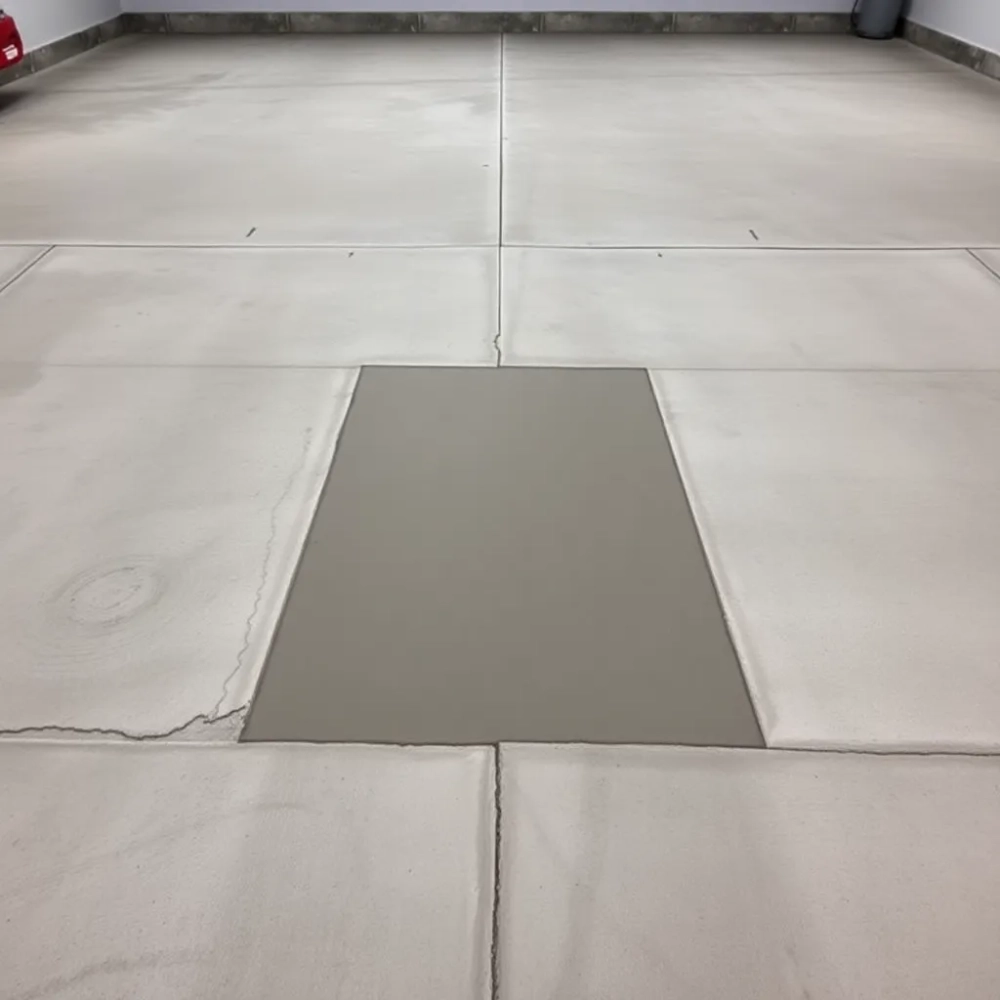 Naprawa posadzki betonowej w garażu