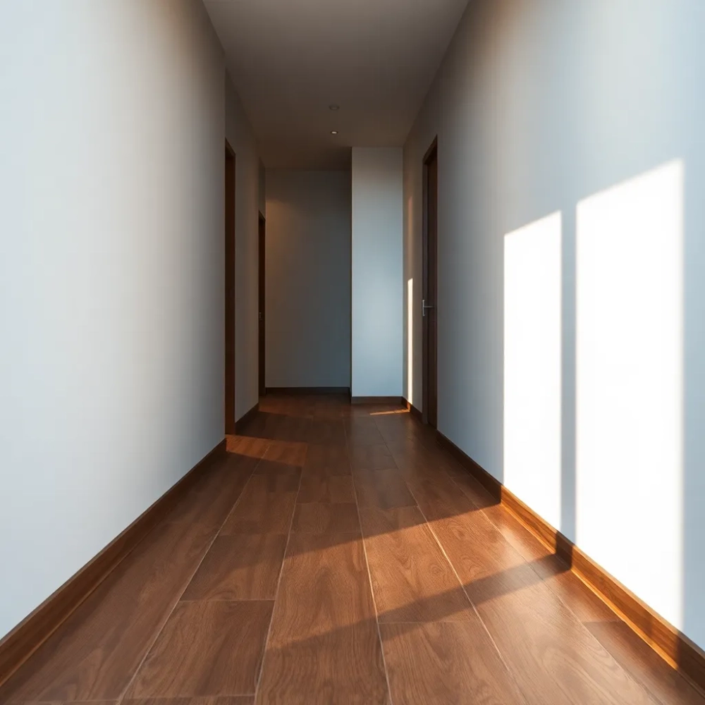 Nowoczesna podłoga w przedpokoju