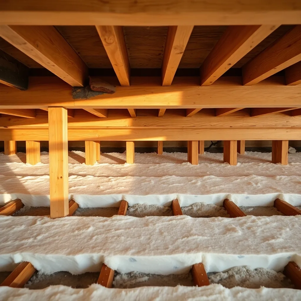 Ocieplenie podłogi na legarach styropianem