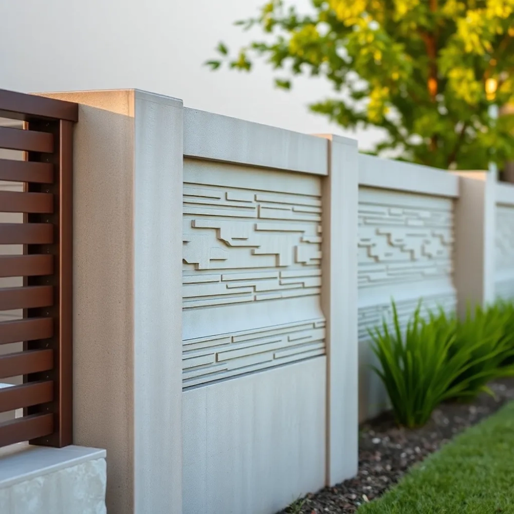 Ogrodzenia betonowe wzory