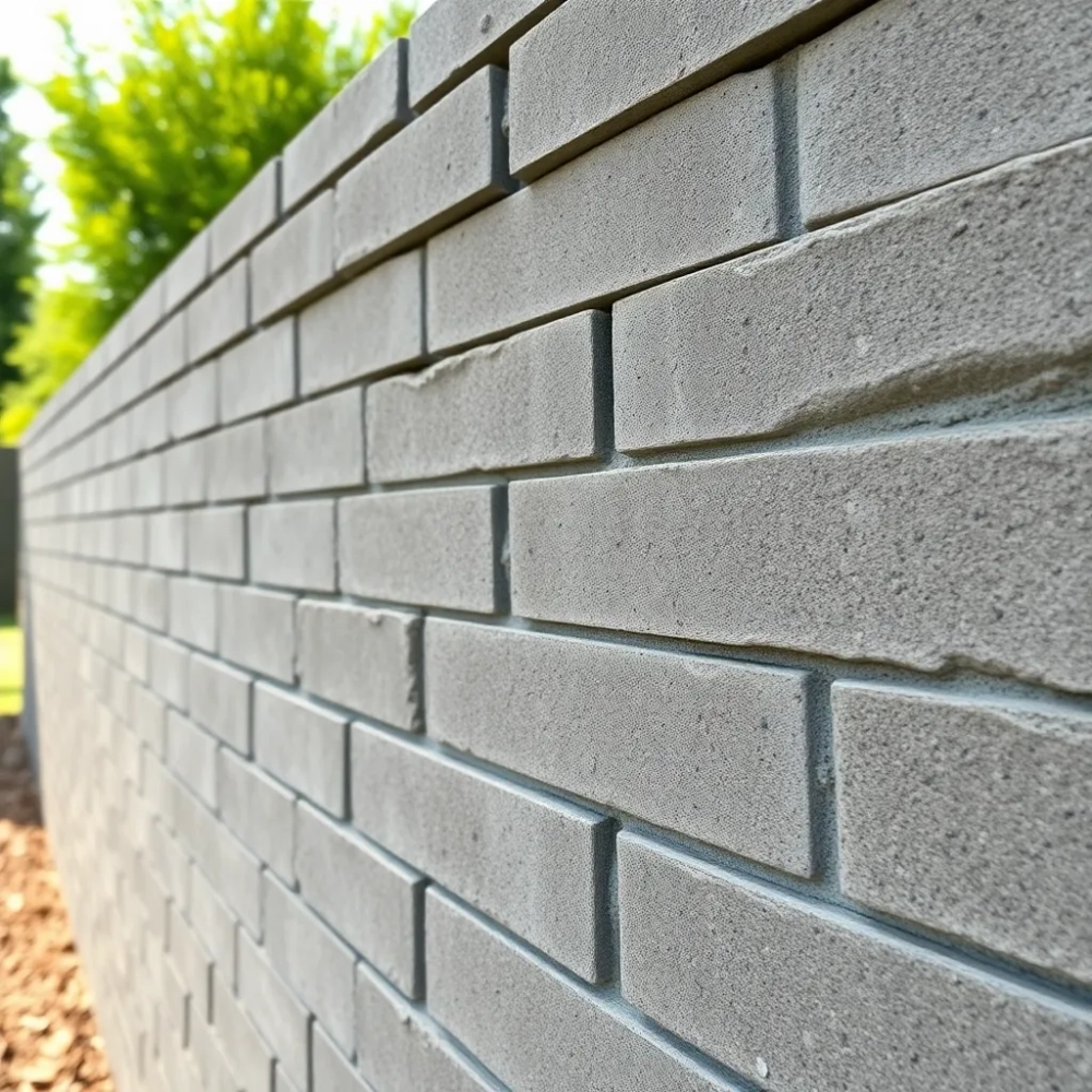 Ogrodzenie murowane z bloczków betonowych cena