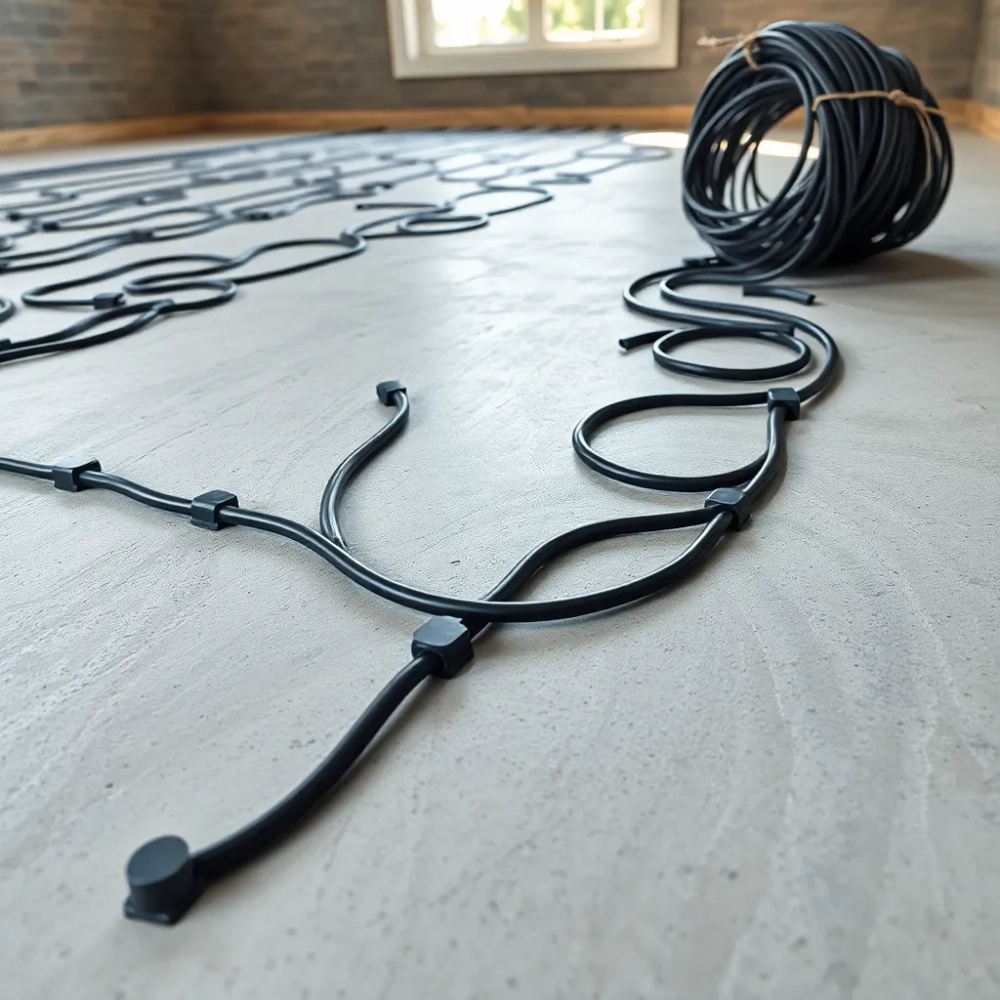 Ogrzewanie podłogowe na stropie betonowym