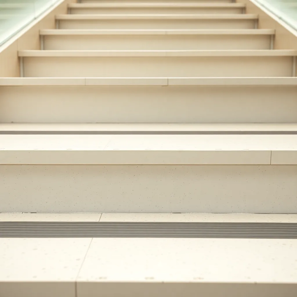 Oznakowanie schodów dla niewidomych