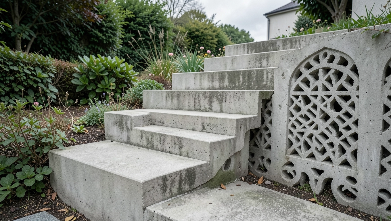 Personalizacja prefabrykowanych schodów zewnętrznych betonowych