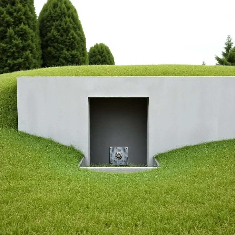 Piwniczka betonowa z wejściem od góry