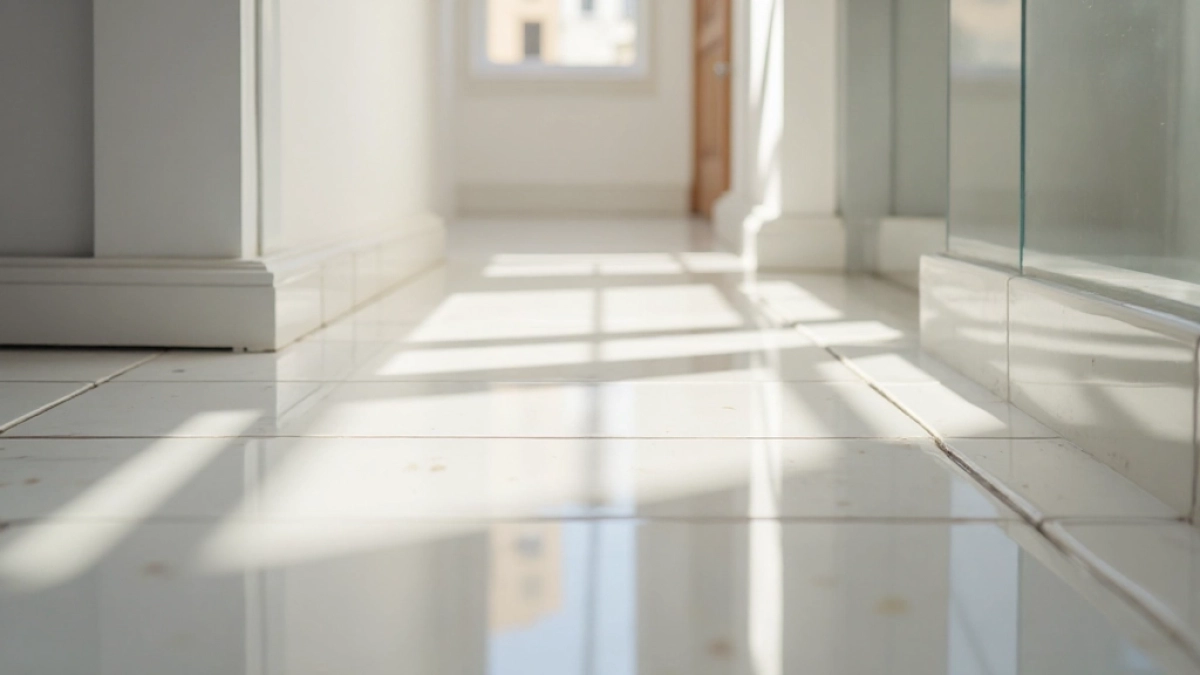 Płytki z połyskiem na podłogę do łazienki