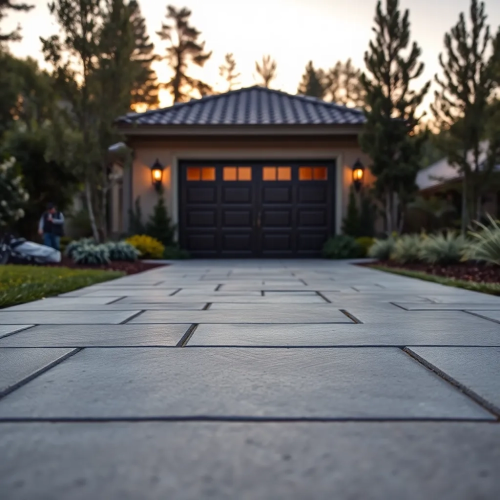 Płyty betonowe na podjazd do garażu