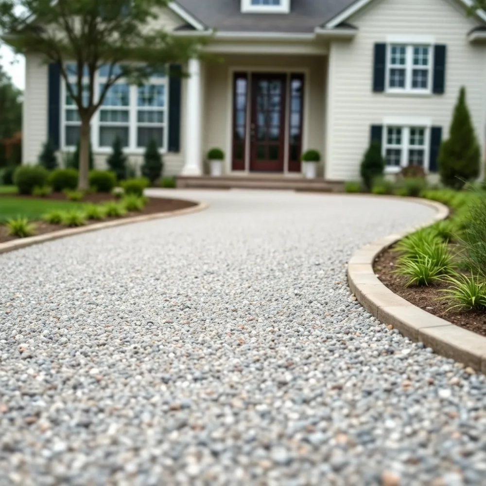 Podjazd z kruszywa inspiracje