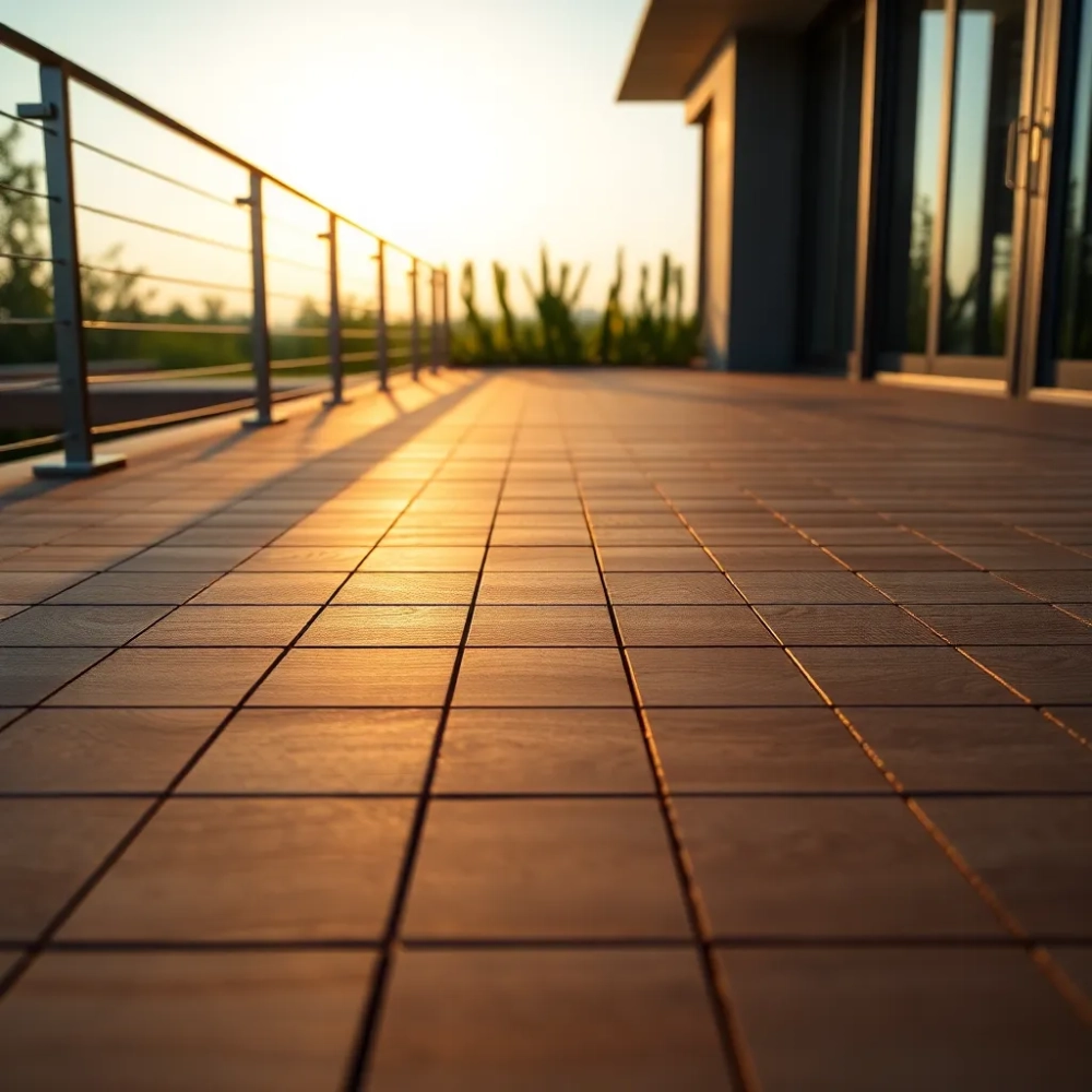 Podłoga na taras z tworzywa